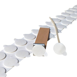 Kropki kleju z uszkami do mocowania knota knotów piankowe  150 szt.