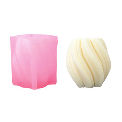 Forma silikonowa Spiralna Fala DUŻA do świec i gipsu GH-FS320