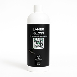 Lakier do gipsu polimerowego z efektem wysokiego połysku GLOSS 500ml