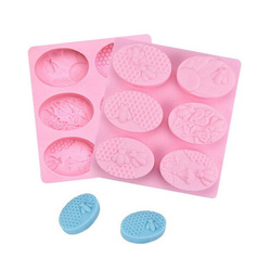 Foremki do mydeł glicerynowych 6 szt pszczoły miód GH-FS20