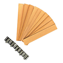 Zestaw 5 knotów drewnianych do świec zalewanych 100x15x0,6