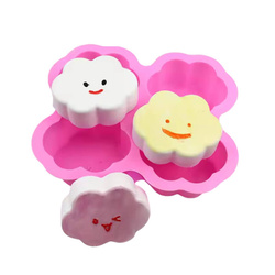 Forma silikonowa do bazy mydlanej CHMURKA 4 szt. GH-FS209