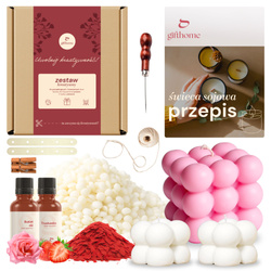 Zestaw do robienia świec 3D Bąbelki BUBBLE prezent na URODZINY IMIENINY
