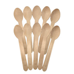 Duże drewniane łyżki, łyżeczki - 10 szt.