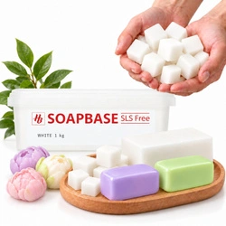 Mocno biała baza mydlana na warsztaty 1 kg WHITE