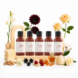Zestaw olejków zapachowych PERFUMOWANY do świec mydła i kul kąpielowych 5x10g