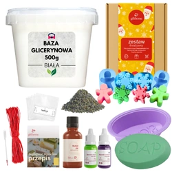 Zestaw do robienia mydła glicerynowego dla dzieci i dorosłych prezent pod choinkę DIY