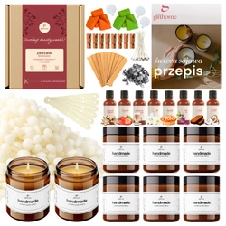 ZESTAW DO WYROBU ROBIENIA ŚWIEC ŚWIECZEK dla dorosłych 8x120 ml