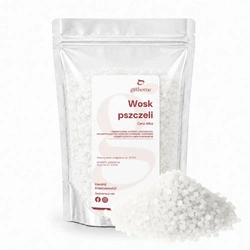 Wosk pszczeli naturalny biały bielony do świec, kosmetyków i masażu 4,5kg