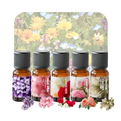 Zestaw olejków zapachowych KWIATOWY do świec mydła i kul kąpielowych 5x10g