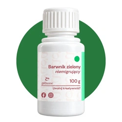 Barwnik do bazy mydlanej niemigrujący zielony 100g