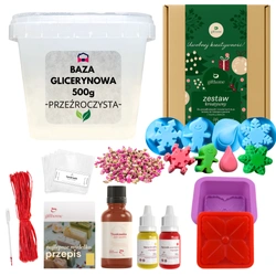 Zestaw do robienia mydła mydełek dla dzieci DIY na prezent pod choinkę