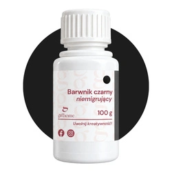 Barwnik do bazy mydlanej niemigrujący czarny 100g