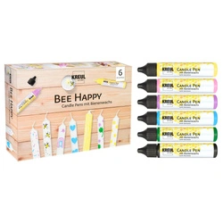 Pisaki farby do świec i mydła Kreul zestaw 6 kolorów Bee Happy
