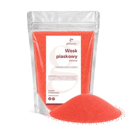 Kolorowy wosk do świec sypanych, wosk piaskowy 1 kg CZERWONY sand wax