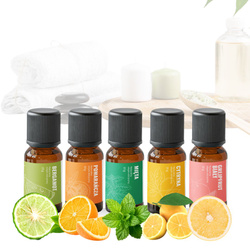 Naturalne olejki eteryczne do masażu ZESTAW ENERGETYZUJĄCY 5x10g