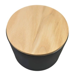 Drewniana pokrywka do pojemników na świece 79/71x8mm