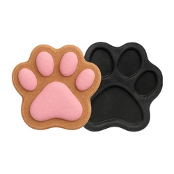 PRASA forma do robienia kul kąpielowych - PSIA ŁAPKA dla dzieci i miłośników psów DIY