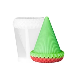 Forma silikonowa do świec i mydełek mała CHOINKA 5 ORIGAMI 1 szt. GH-FS266