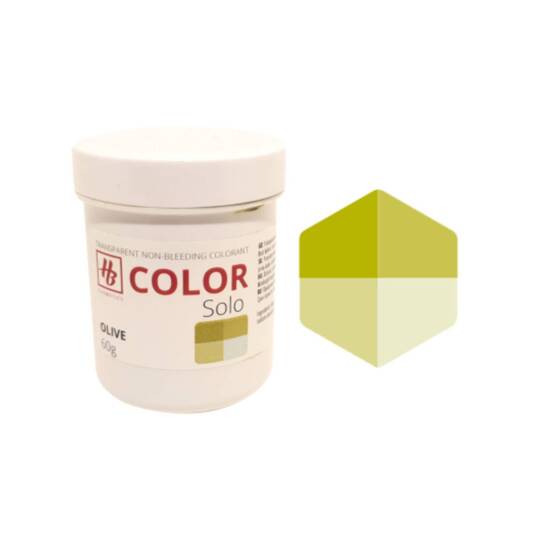 Barwnik w paście do bazy mydlanej niemigrujący HB COLOR Solo Olive 60g