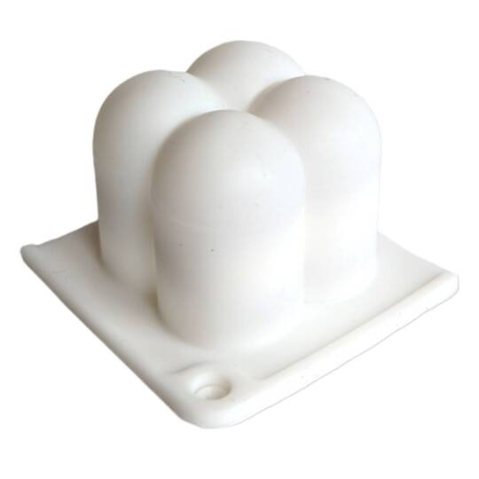 Forma foremka silikonowa do świec i mydełek KOSTKA bąbelkowa bubble 1 szt.