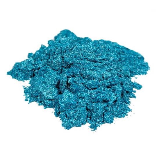 Mika perłowa TURQUOISE naturalny pigment 100g do barwienia mydła wosku kul kąpielowych
