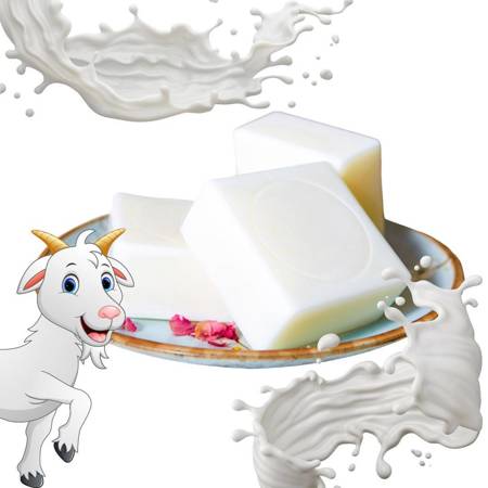 Baza mydlana glicerynowa z dodatkiem koziego mleka 1 kg MILKY