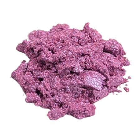 Mika perłowa liliowa naturalny pigment 100g do barwienia mydła wosku kul kąpielowych