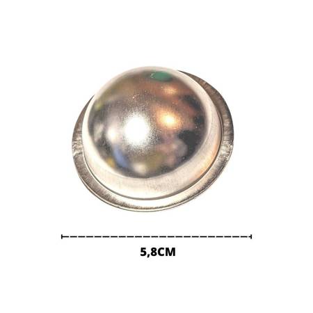 metalowe foremki do kul kąpielowych - kula 5,8 cm